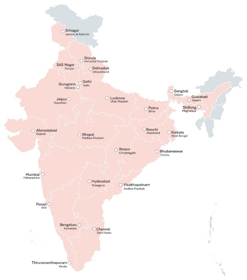 Status report india cities map v2